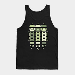 Acorn Rocket Bots Green Tank Top